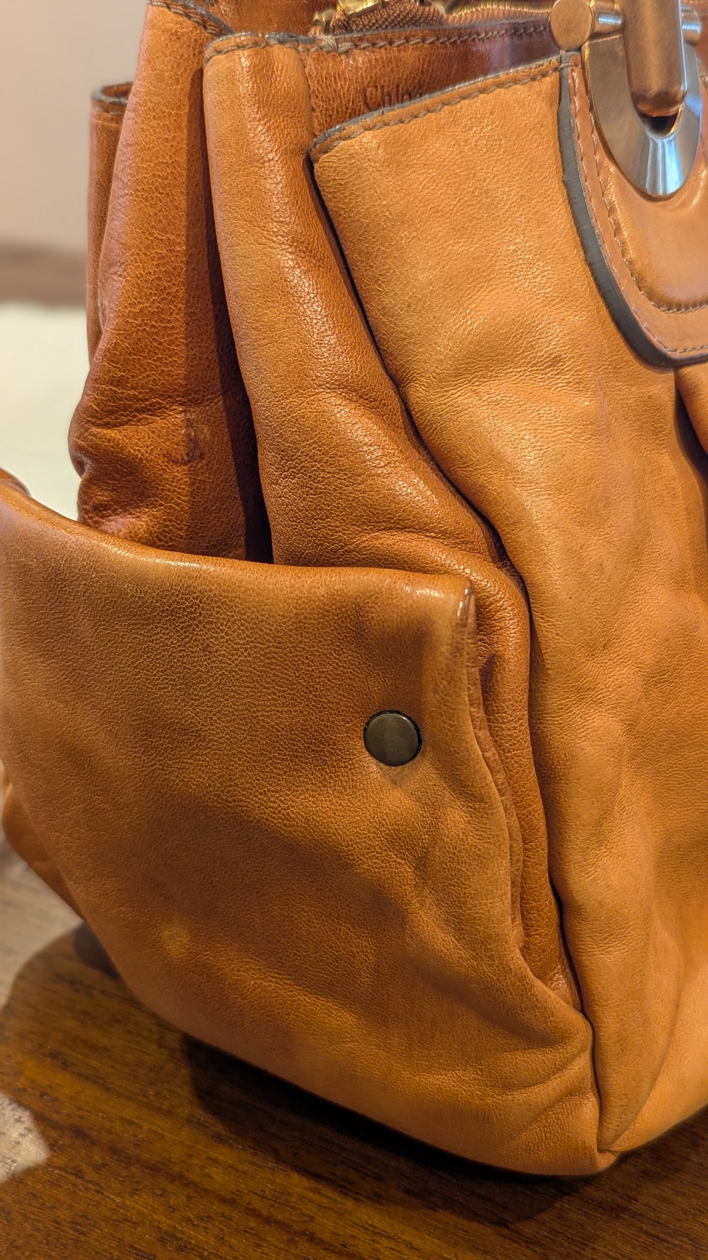 Pre-Owned Chloe Vintage Leather Shoulder Bag