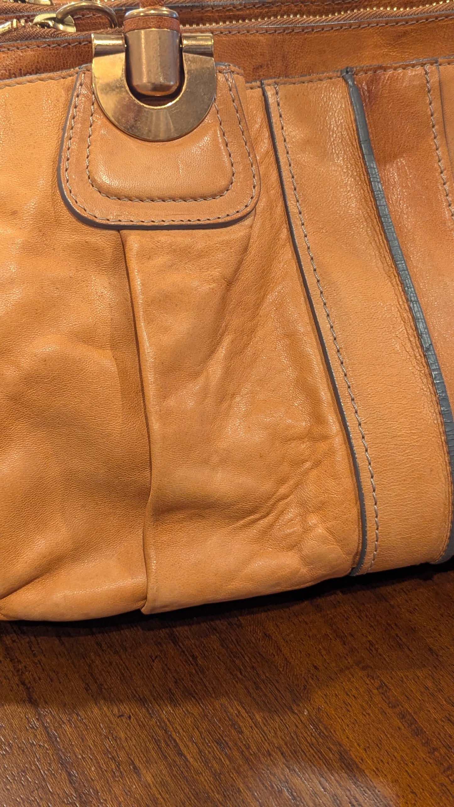 Pre-Owned Chloe Vintage Leather Shoulder Bag